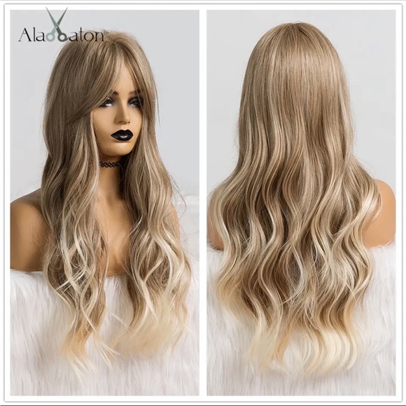 Other - Dark Blonde Curtain Bang Wig